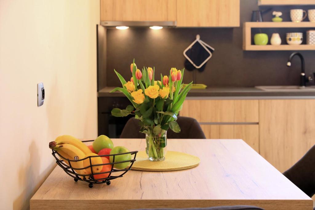 Kuchyňa alebo kuchynka v ubytovaní APARTMAN ZARA