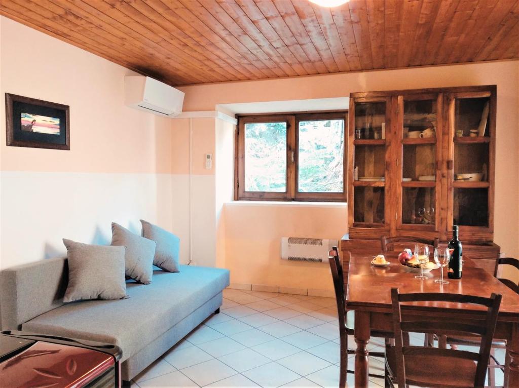 Posezení v ubytování Trarego haus