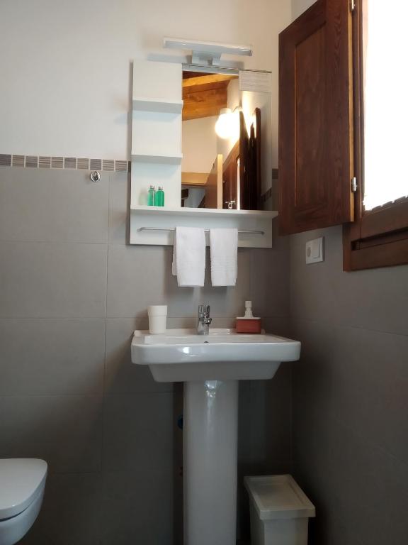 Koupelna v ubytování El Cuadron