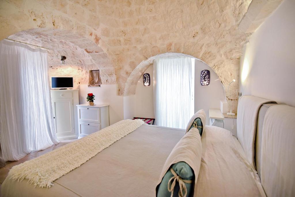 Posteľ alebo postele v izbe v ubytovaní Leonardo Trulli Resort