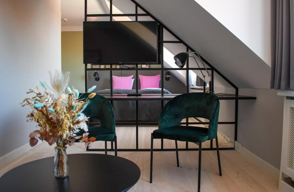 Posezení v ubytování Hotel Fredensborg Store Kro