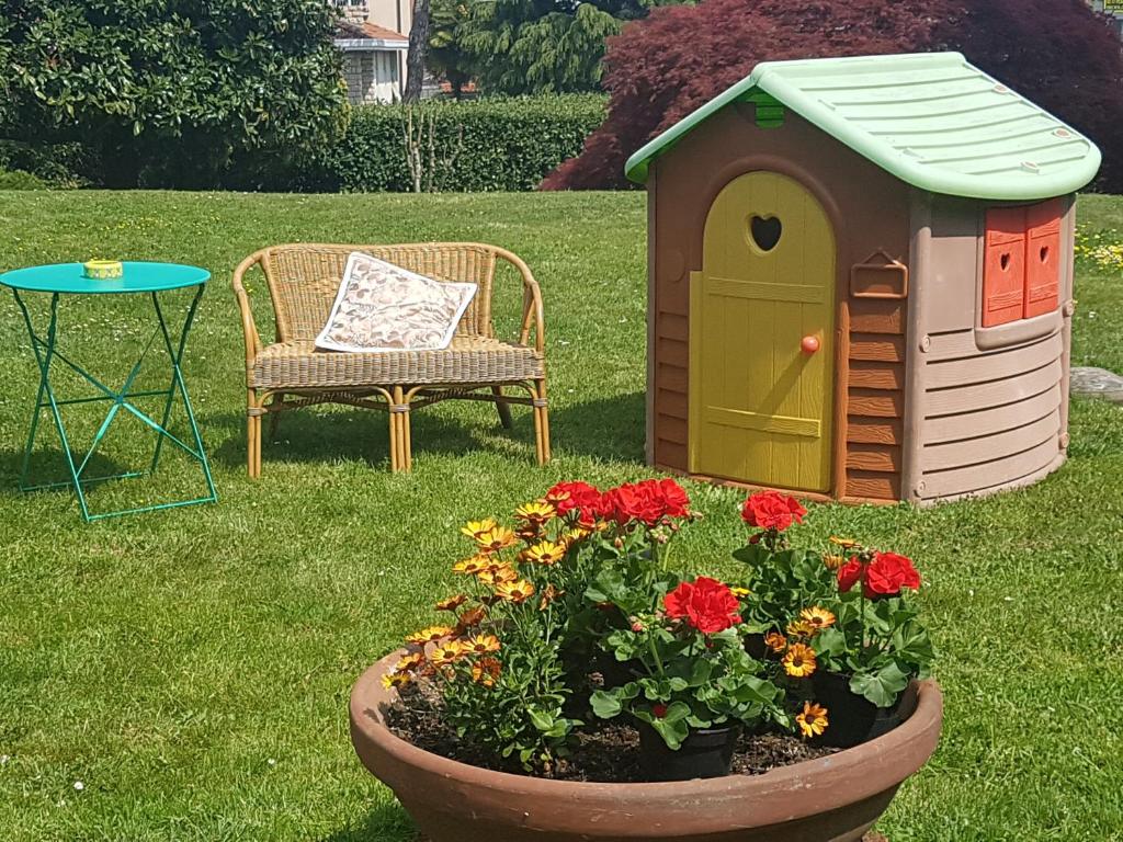 Zahrada ubytování B&B Fontanella