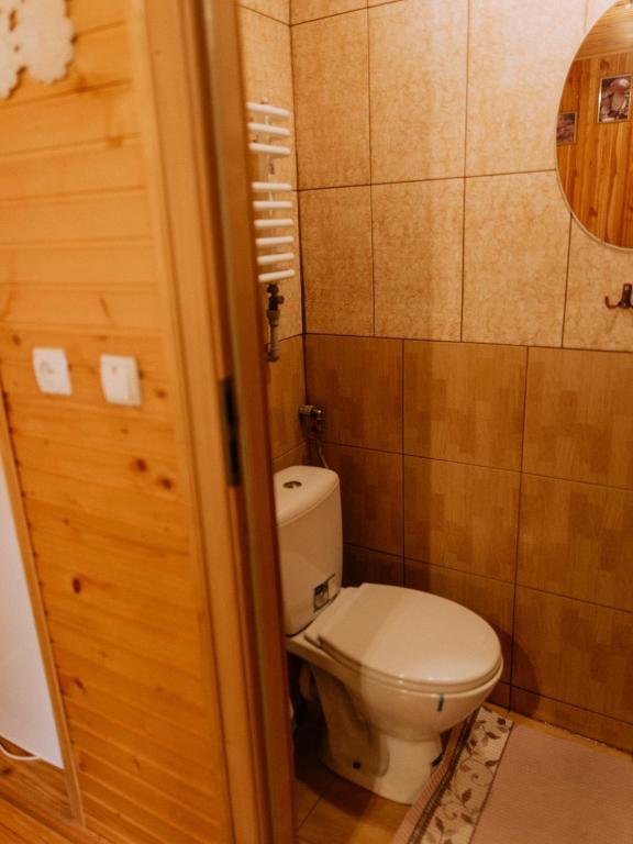Koupelna v ubytování Акорди Плеса