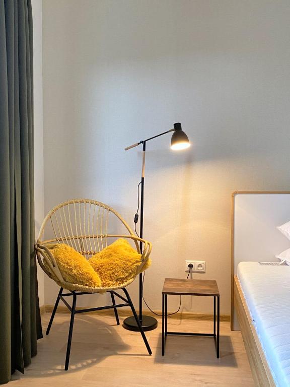 Postel nebo postele na pokoji v ubytování Panorama Home Valča