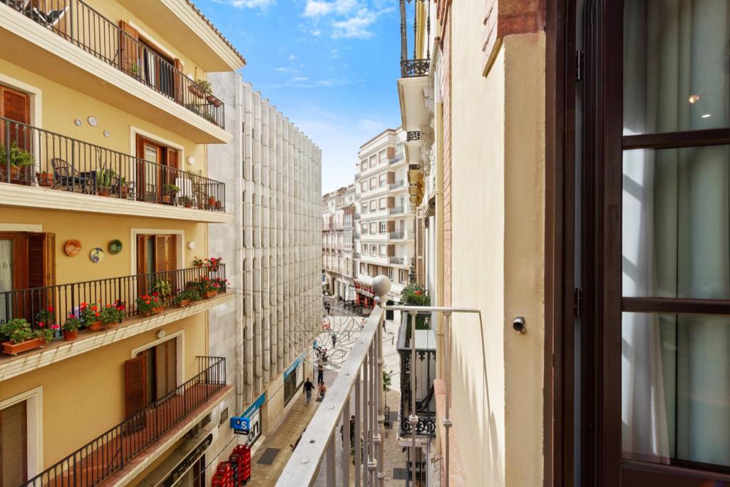 A general view of Málaga or a view of the city taken from Az apartmant