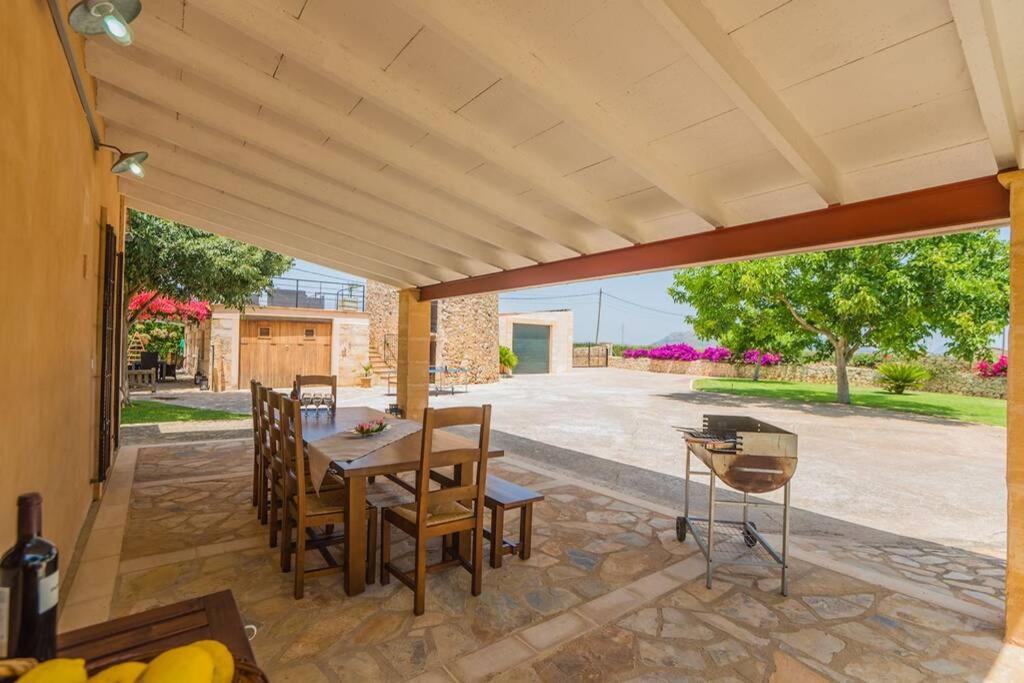 Patio nebo venkovní prostory v ubytování Finca Amer