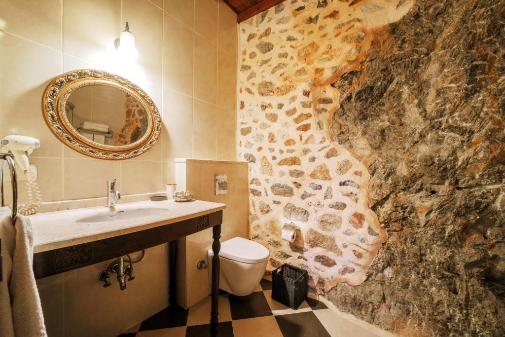 Koupelna v ubytování Hotel Villa Turka