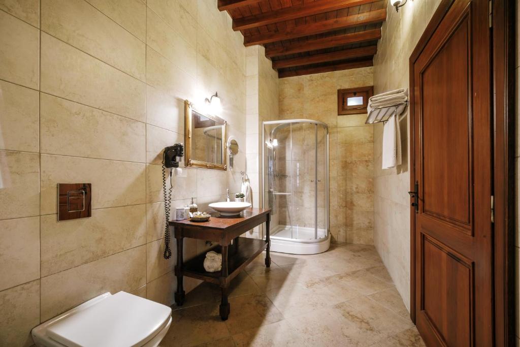Koupelna v ubytování Hotel Villa Turka