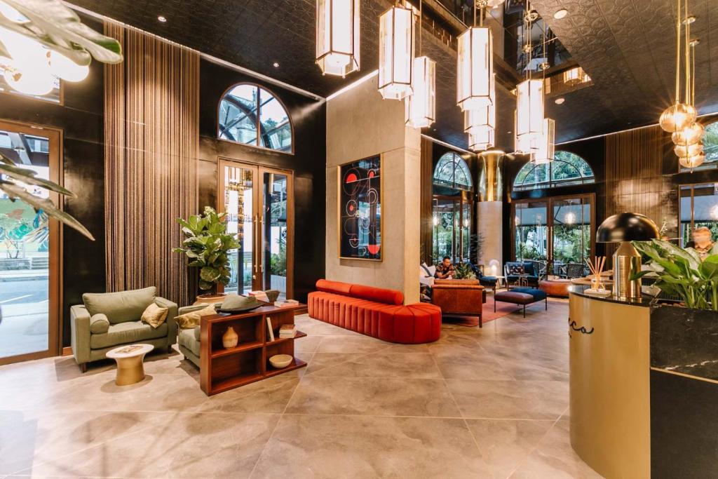 Posezení v ubytování Hotel Marquee Medellín