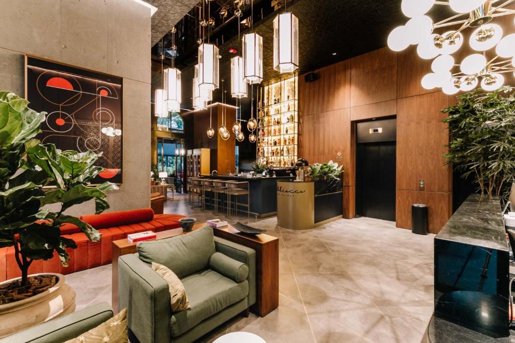 Posezení v ubytování Hotel Marquee Medellín