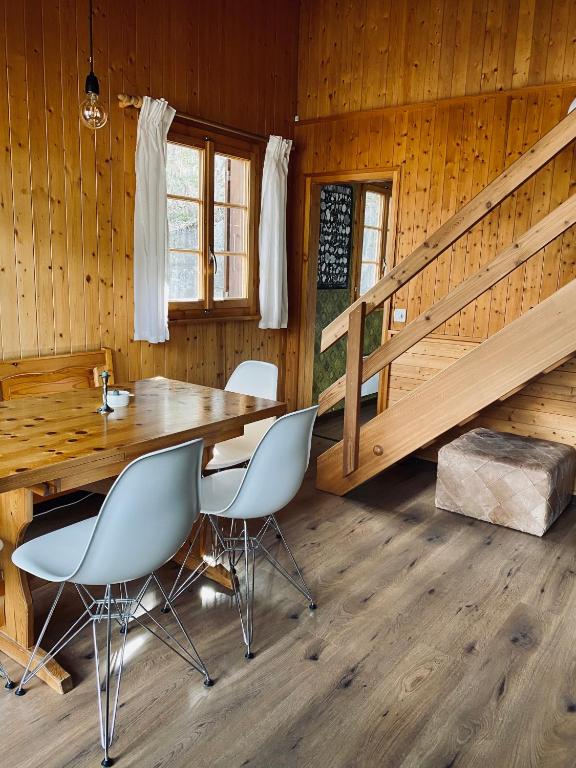 Posezení v ubytování Chalet Amwäg