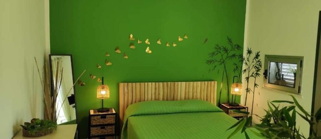Postel nebo postele na pokoji v ubytování B&B Omer