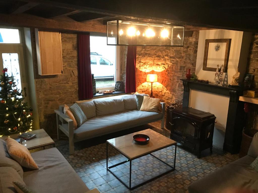 Posezení v ubytování Gite Maison Alfred Soussigne