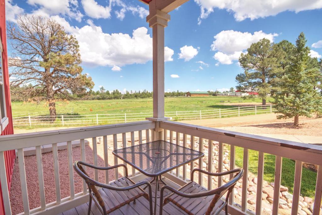 Balkón nebo terasa v ubytování WorldMark Bison Ranch