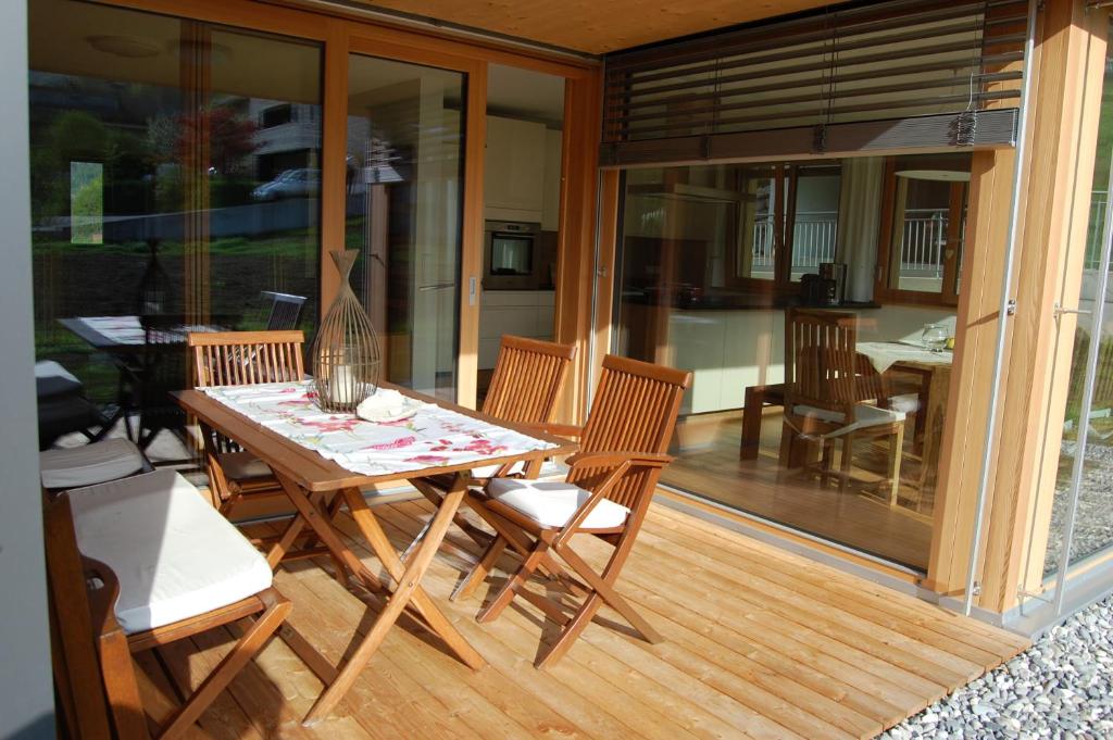 Patio nebo venkovní prostory v ubytování Appartements Christine
