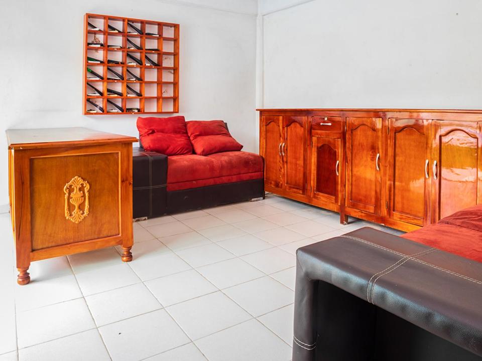 Posezení v ubytování Hotel El Faro