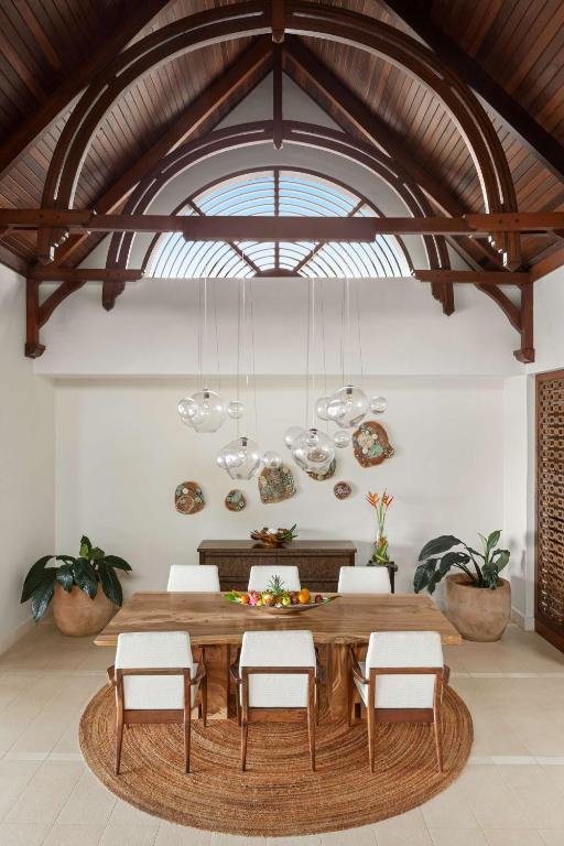 Posezení v ubytování Shangri-La Le Touessrok, Mauritius