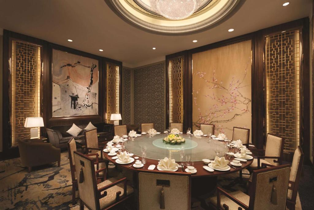 Posezení v ubytování Shangri-La Hefei