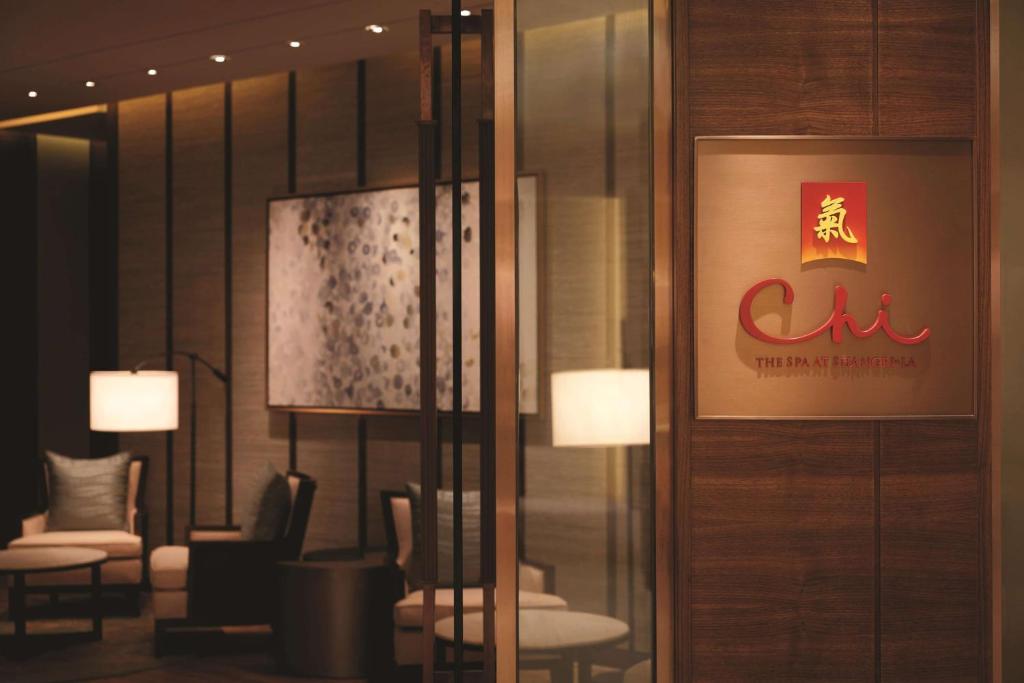 Koupelna v ubytování Shangri-La Hefei