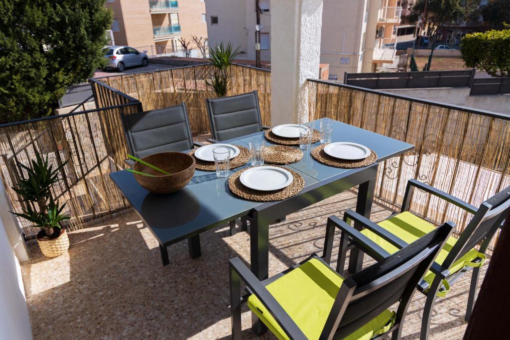 Balkón nebo terasa v ubytování Apartamentos Maruja Roig 1 Playa Sur