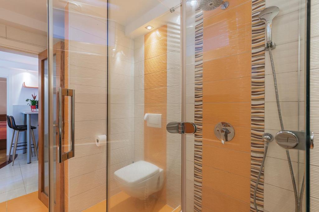 Koupelna v ubytování Apartments Villa Lungomare