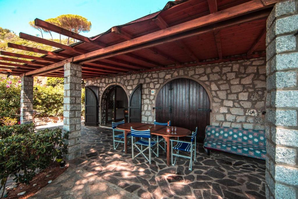 Patio lub wspólna przestrzeń na świeżym powietrzu w obiekcie Residence Mandel 2 by Mandel Club
