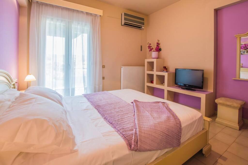 Postel nebo postele na pokoji v ubytování Villa Emily Zakynthos