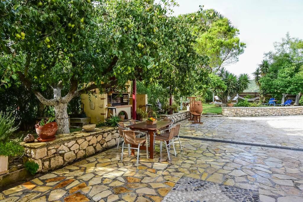 Zahrada ubytování Villa Emily Zakynthos