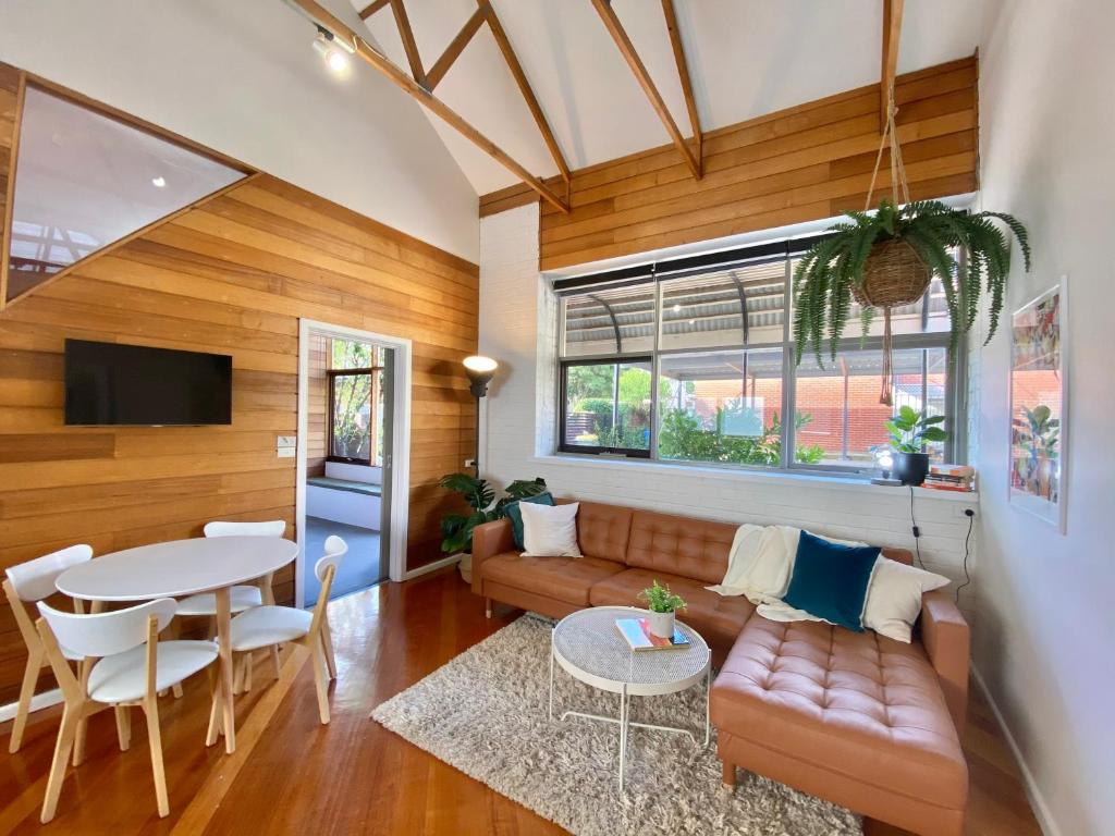 A seating area at The Morrison Stables