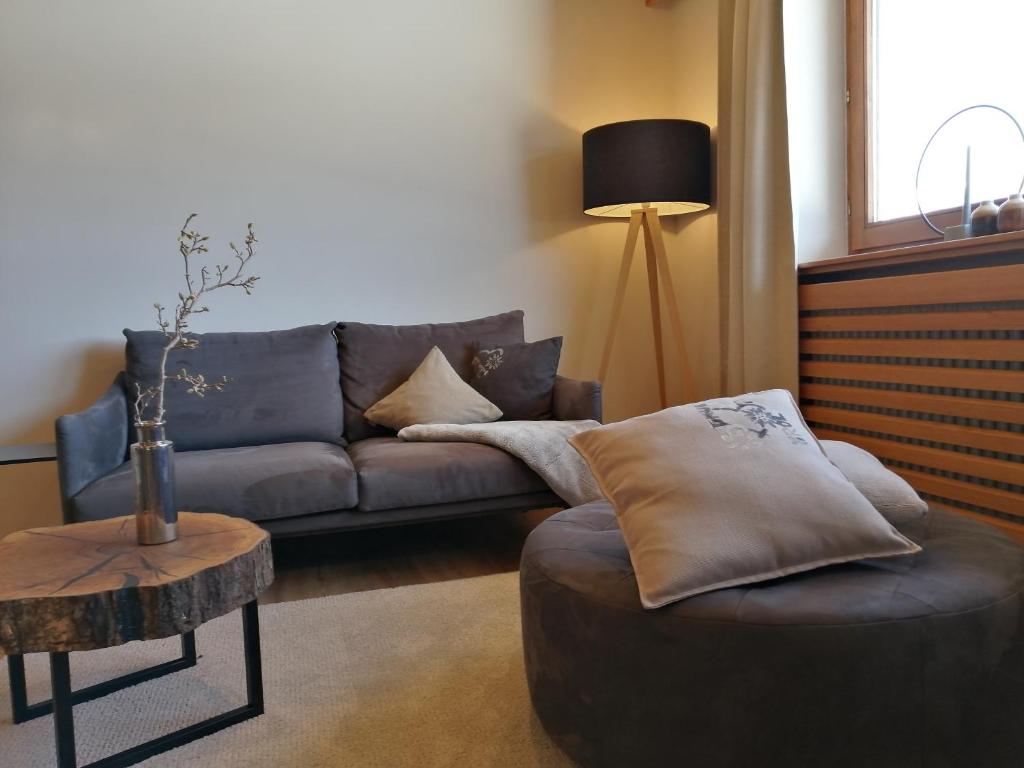 Posezení v ubytování Huber - Das Tiroler B&B