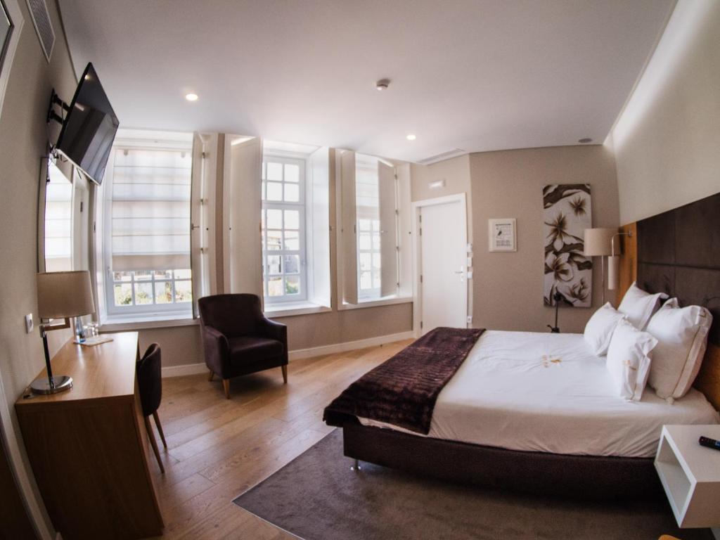 Postel nebo postele na pokoji v ubytování Hotel Fonte Velha