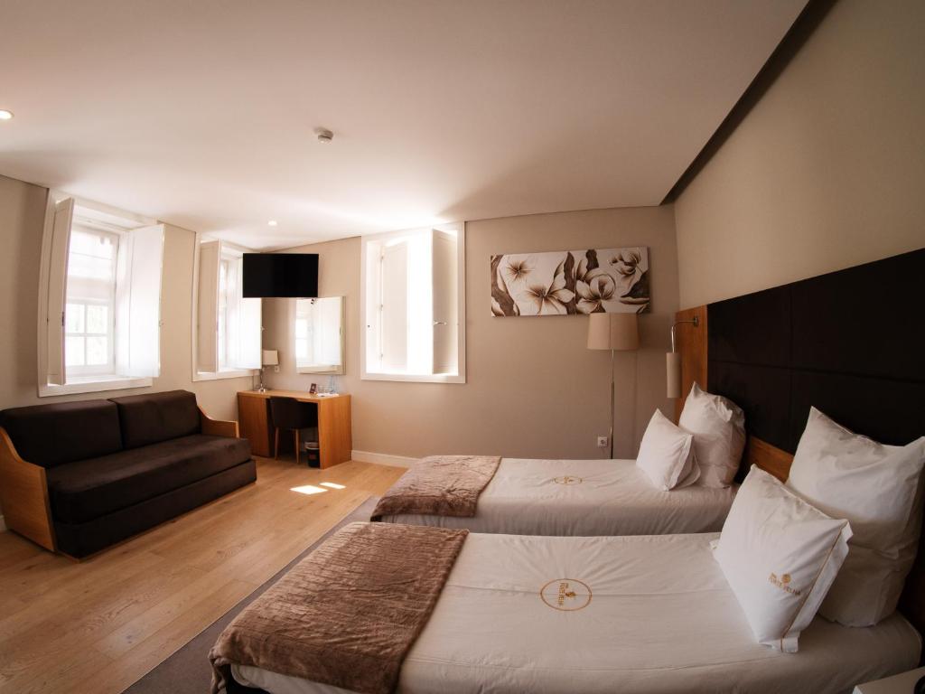 Postel nebo postele na pokoji v ubytování Hotel Fonte Velha