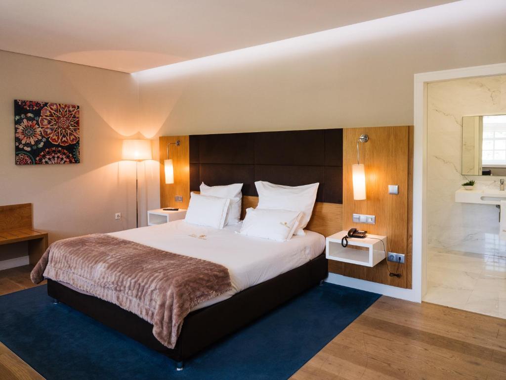 Postel nebo postele na pokoji v ubytování Hotel Fonte Velha