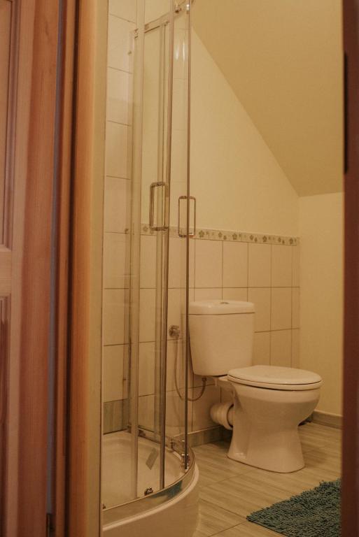Kúpeľňa v ubytovaní Dom Gościnny Sowia Stópka