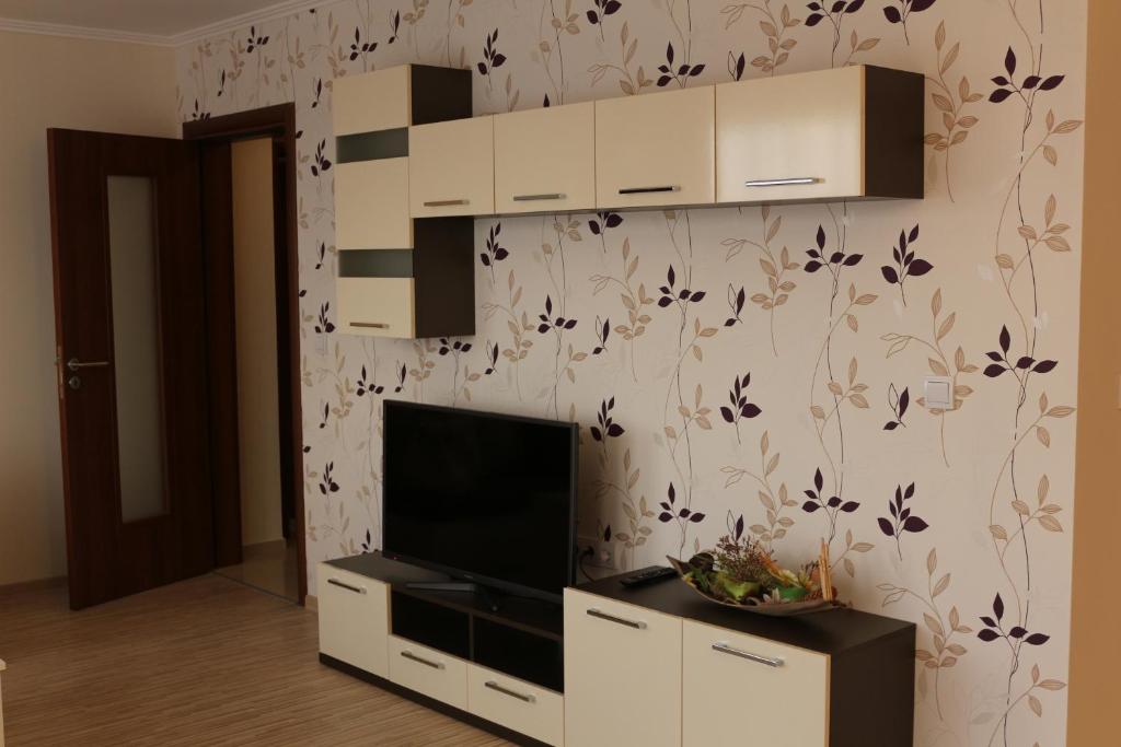 Kuchyň nebo kuchyňský kout v ubytování Vello Apartments