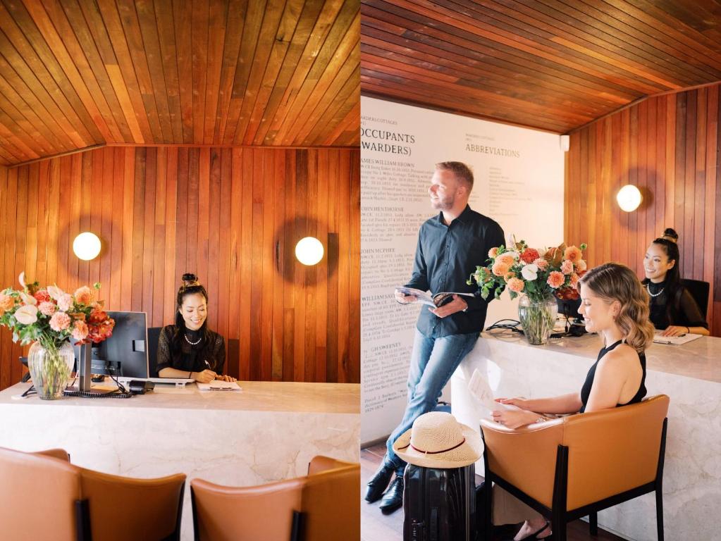 Posezení v ubytování Warders Hotel by Garde