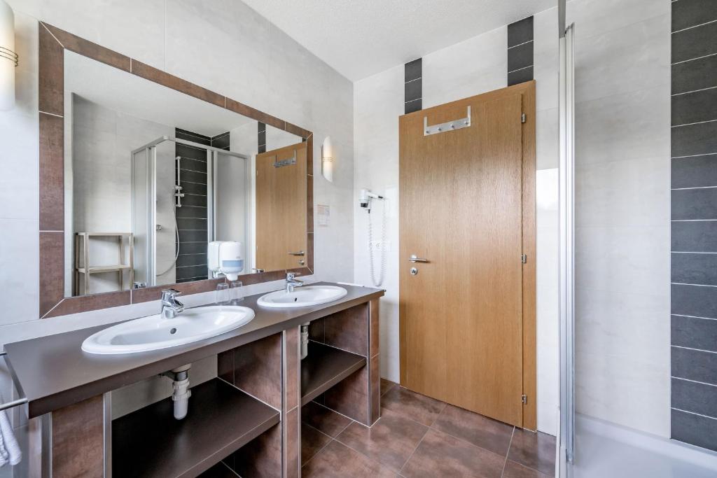 Kúpeľňa v ubytovaní Gasthof Schroll
