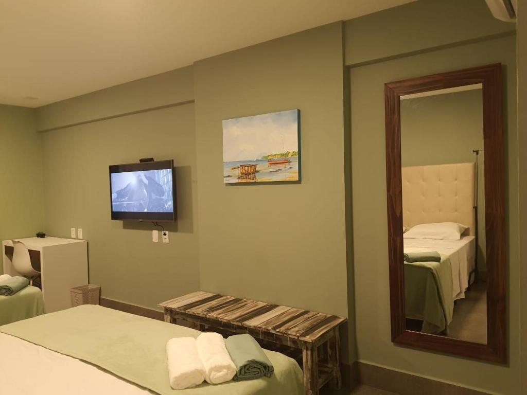  Flat novo próximo à orla no Ilusion Hotel por Carpediem