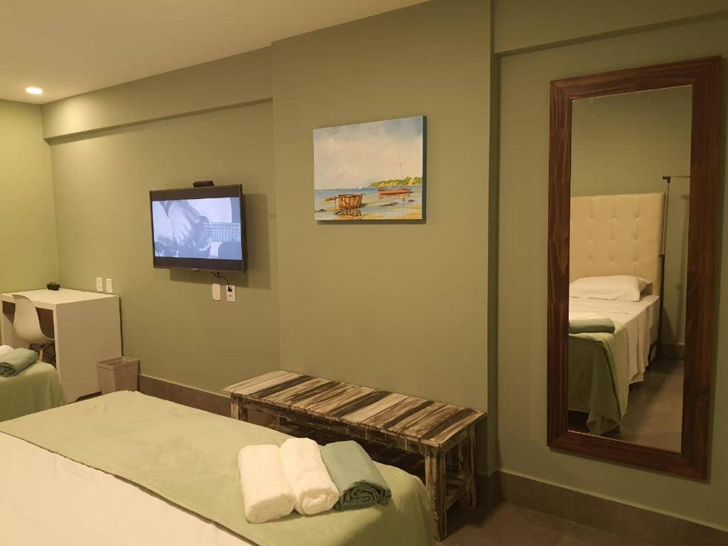  Flat novo próximo à orla no Ilusion Hotel por Carpediem