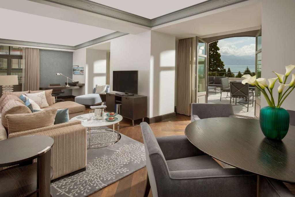 Posezení v ubytování Royal Savoy Hotel & Spa