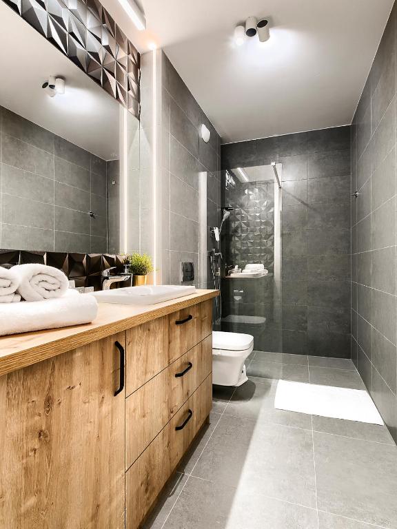 Kúpeľňa v ubytovaní Apartament Bóżnicza