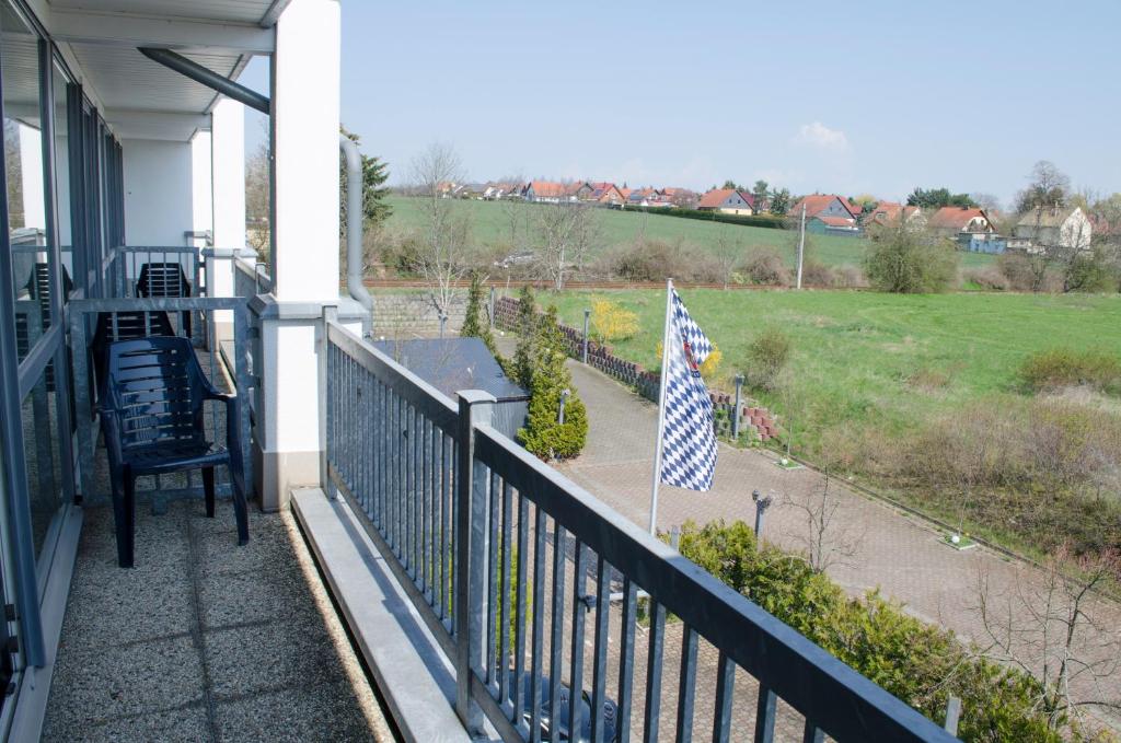 Balkón nebo terasa v ubytování Leipziger Hotel