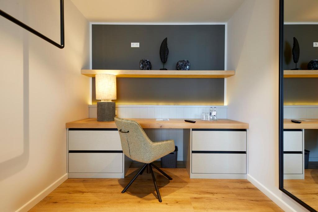 Kuchyň nebo kuchyňský kout v ubytování Hotel Friesenhof