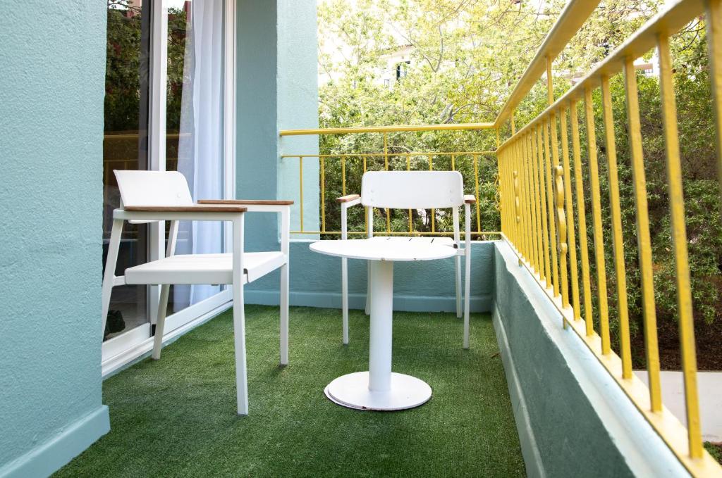 Balkón nebo terasa v ubytování 4U Miranda - Adults Only