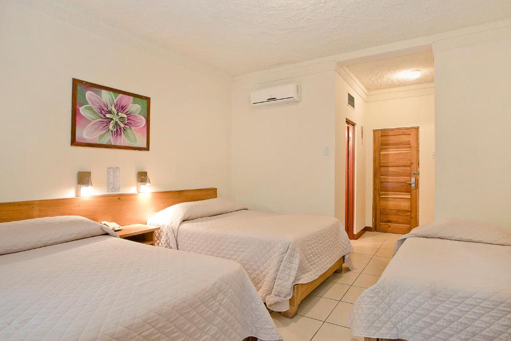 Postel nebo postele na pokoji v ubytování Hotel Boyeros