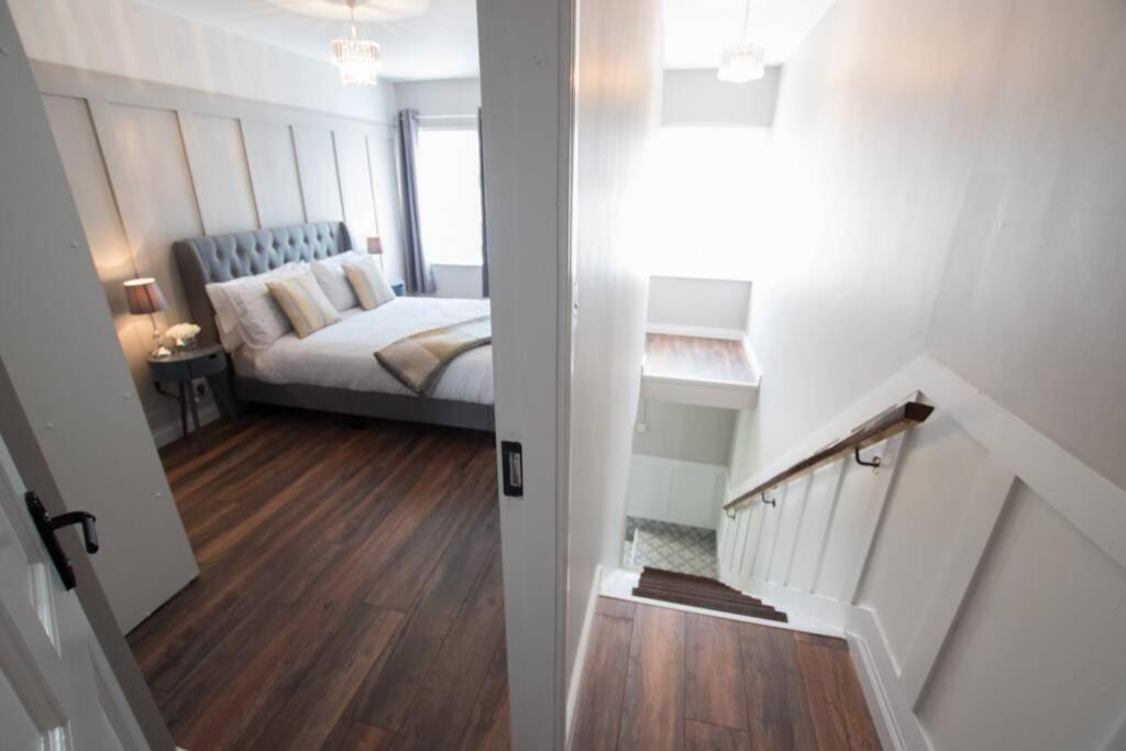 Postel nebo postele na pokoji v ubytování Atlantic View Apartment
