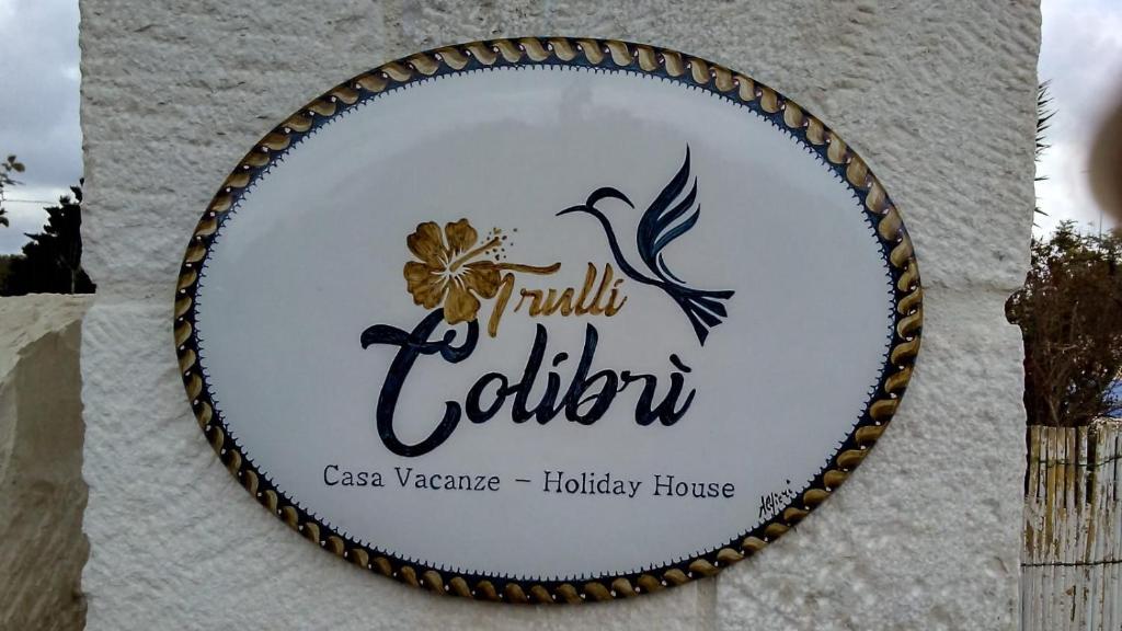 Certyfikat, podpis lub inny dokument wystawiony w obiekcie TRULLI COLIBRI'