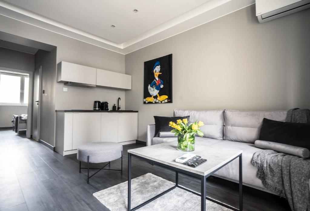 Posedenie v ubytovaní Grey House Warsaw