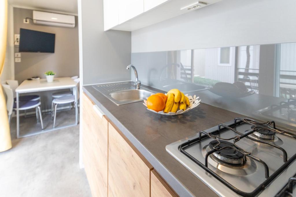 Kuchyň nebo kuchyňský kout v ubytování Holiday Homes Lavanda - Biograd na Moru