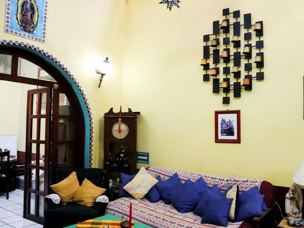 Posezení v ubytování Hostel Casa Zalaoui
